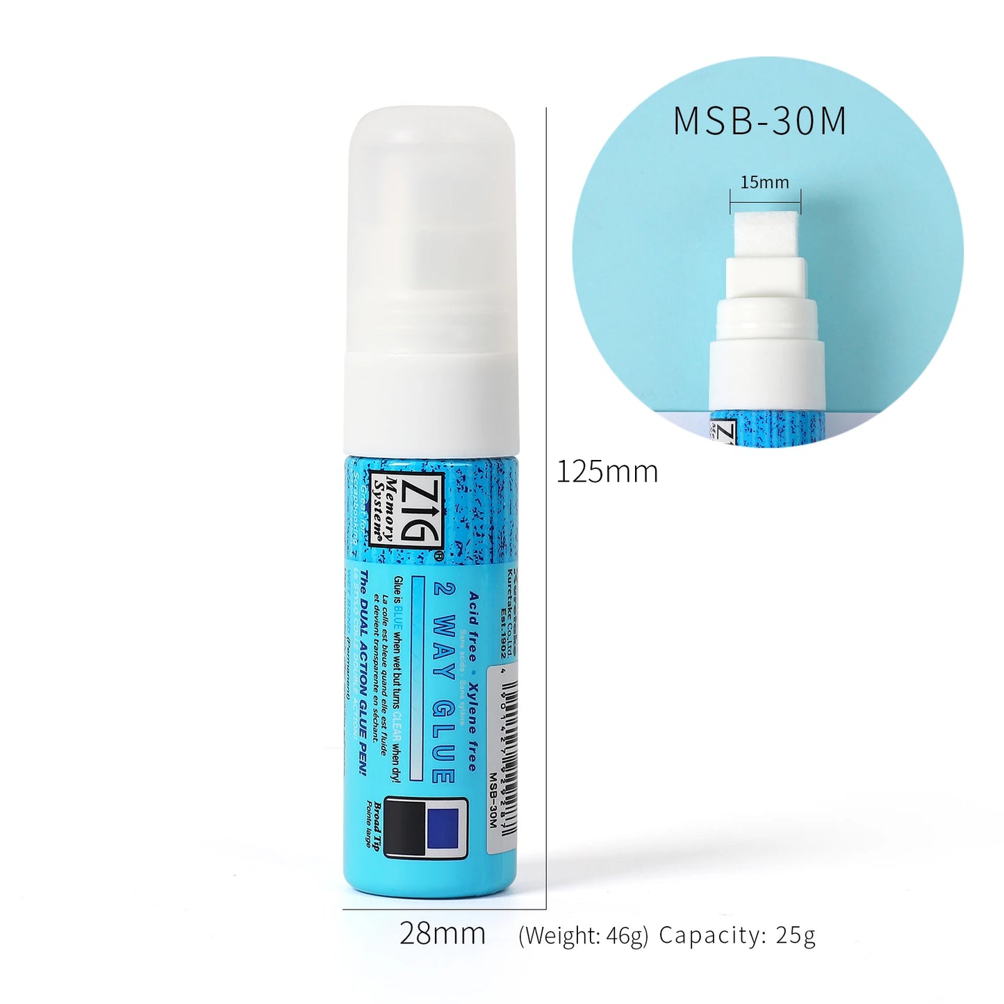 JIANWU/1pc JAPAN kuretake ZIG environmental protection coloured glue DIY tools glue pens Office Supplies