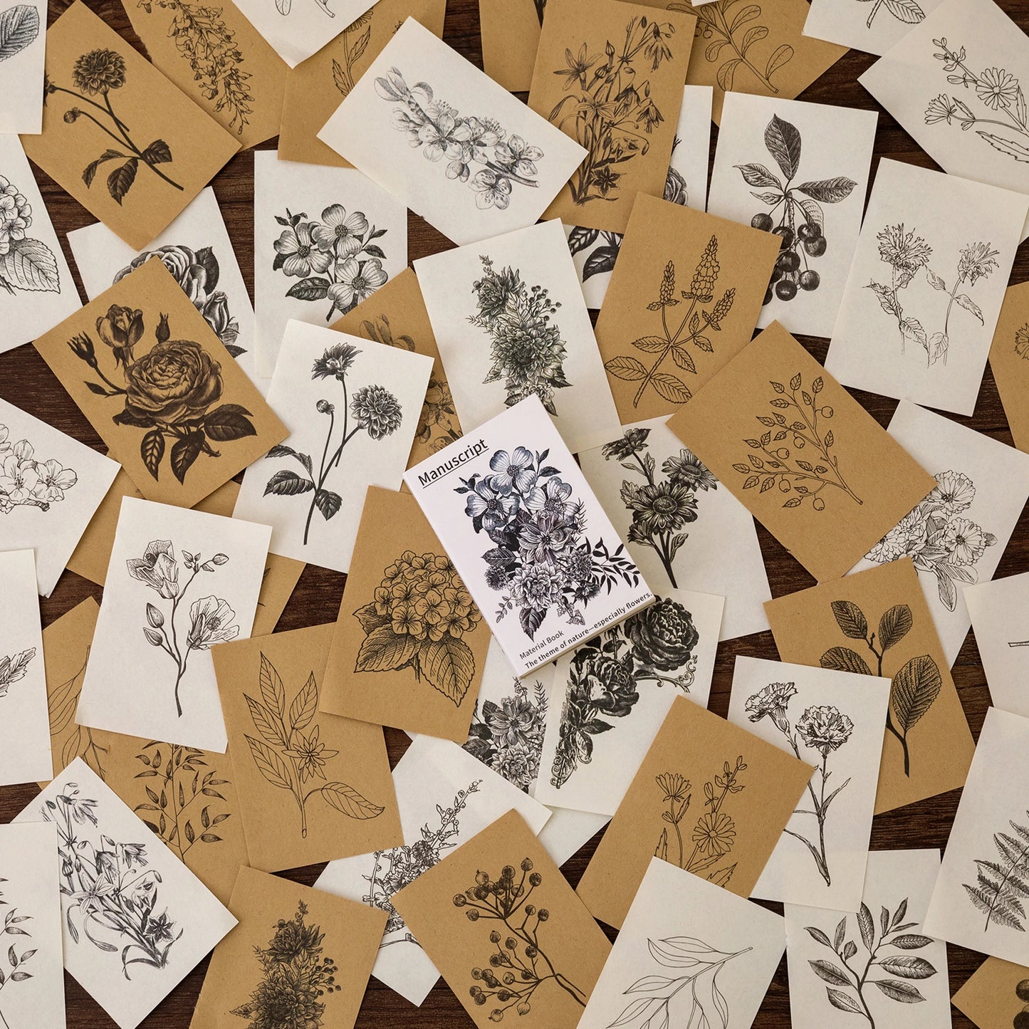 JIANQI 80pcs Scrapbooking material paper Butterfly Plant fairy tale story Labels Decorative collage Diary Album Craft Supplies