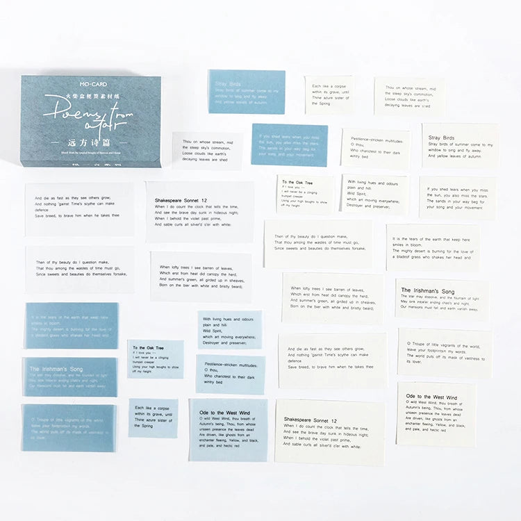 Vintage Quotes Matchbox Sulfuric Acid Memo Pads Handwriting English Bullet Journaling Accessories Aesthetic Material Card Paper