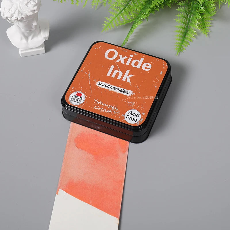 Oxidized Water-based Ink Pad Smearing Art Magazine Manual Ledger Seal DIY Envelope/Birthday Greeting Card Decorative Pigment