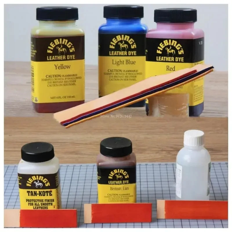 118ml Skin Carving Process Alcohol Dyeing Material Leather Surface Dyeing Agent DIY Plant-tanned Leather Surface Water Based Dye