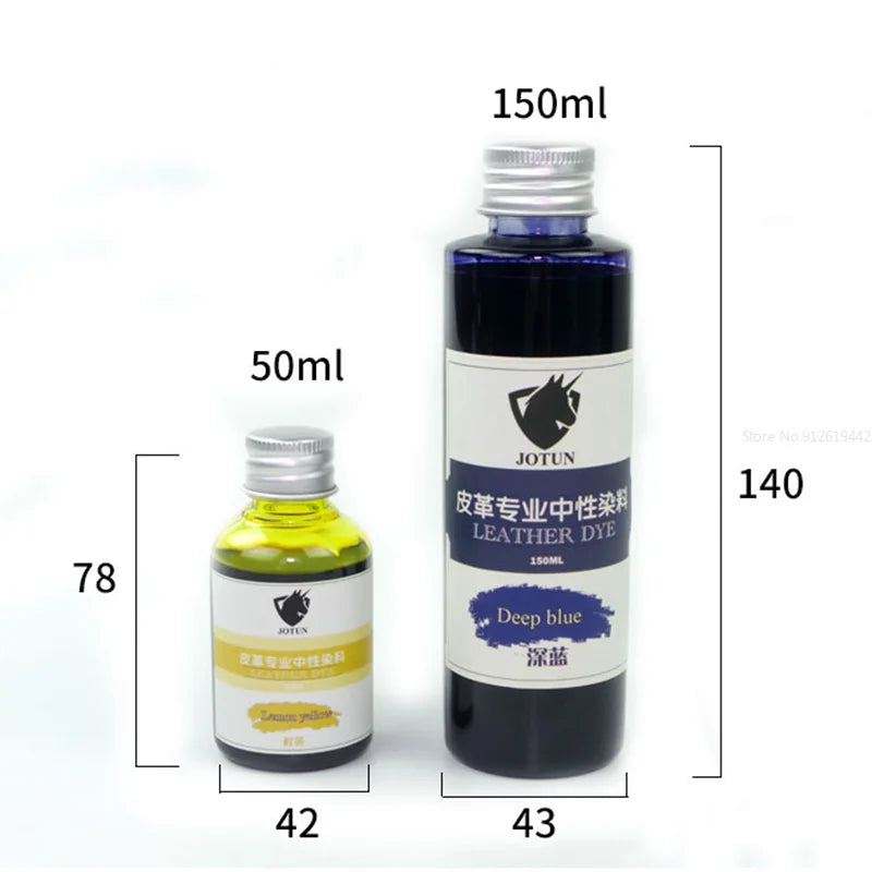 50ml Leather Color Changing Dye DIY Leather Painting Paint Adjustable Color Dilution Painted Graffiti Alcohol Dye Leather Goods