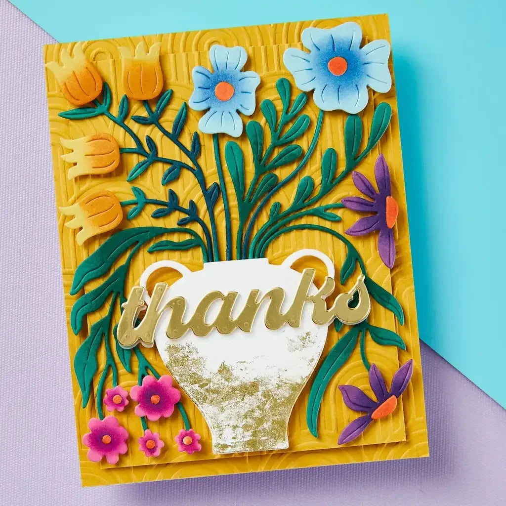 Freshly Picked Angel Trumpet Etching Frame Dies Scrapbook Diary Decoration Stencil Embossing Template DIY Greeting Card Handmade