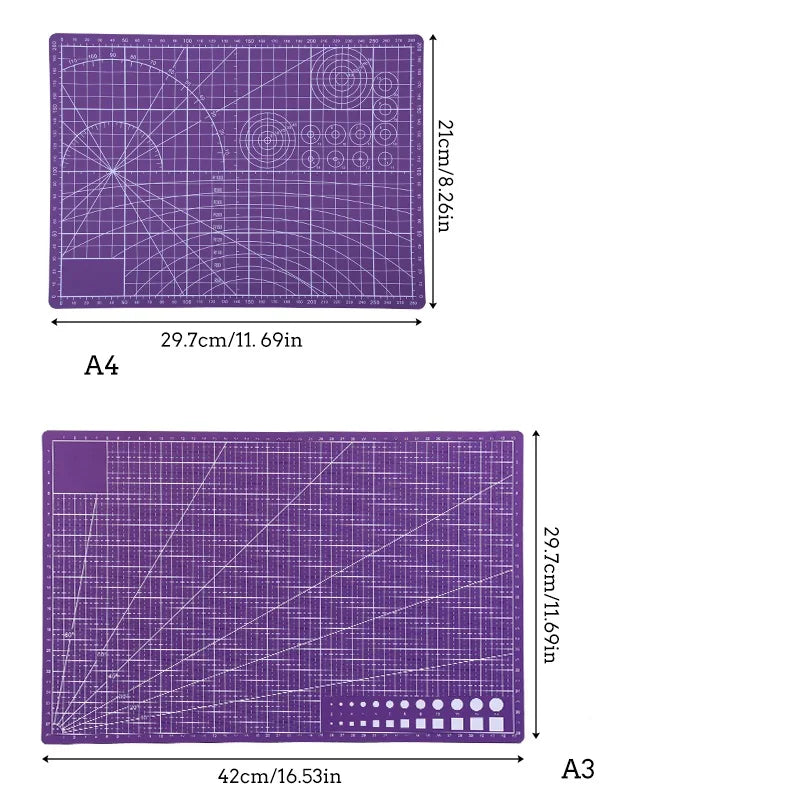 A4 Multifunctional Handicraft Art Engraving Board Cutting Mat DIY Paper Carving Pad High Elasticity Toughness Durable