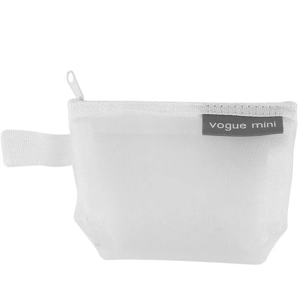 Mesh Storage Bags, Zipper Pouches, Travel Portable Lipstick Bags ID Credit Card Holder Small Coin Purse