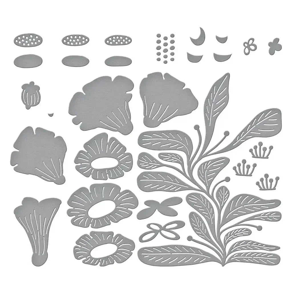 Freshly Picked Angel Trumpet Etching Frame Dies Scrapbook Diary Decoration Stencil Embossing Template DIY Greeting Card Handmade