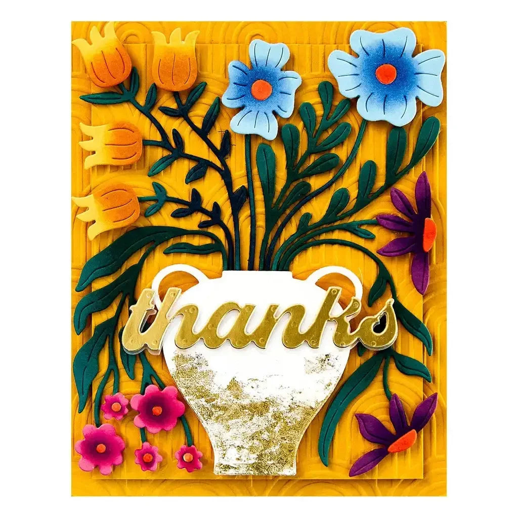 Freshly Picked Angel Trumpet Etching Frame Dies Scrapbook Diary Decoration Stencil Embossing Template DIY Greeting Card Handmade