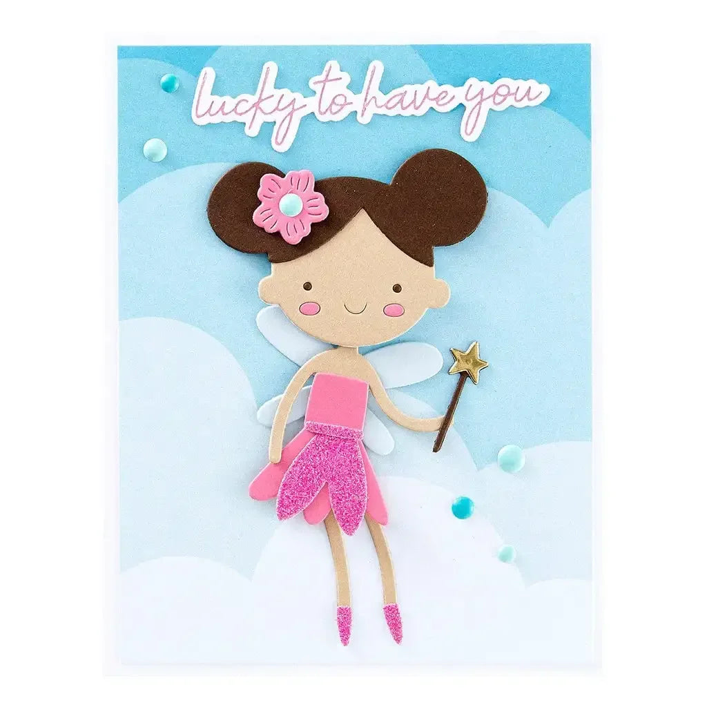 Cute Elves Rainbow 2025 NEW Cutting Dies Scrapbook Diary Decoration Stencil Embossing Template DIY Greeting Card Handmade