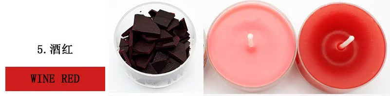 34-color candle dye diy scented candle making pigment flake soy wax pigment color block soy candle making kit diy supplies