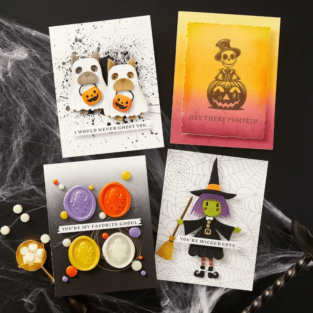 Halloween Party 2025 NEW Cutting Dies Scrapbook Diary Decoration Stencil Embossing Template DIY Greeting Card Handmade