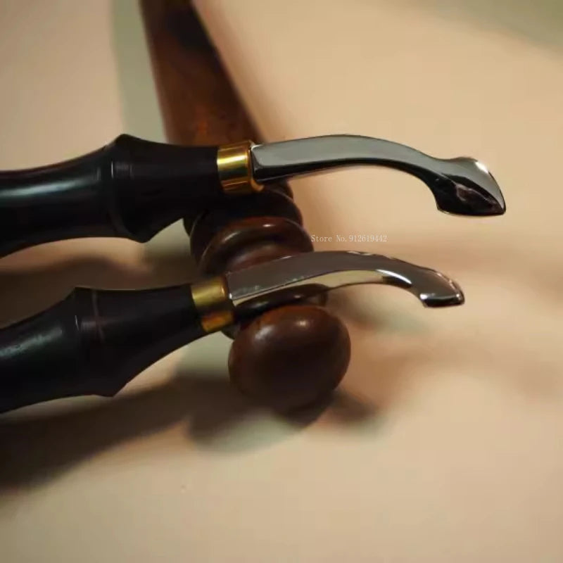 Leather Product Shaping Trimming Edge Pressing Line and Groove Expanding Tool DIY Leather Craft Edge Line Making Auxiliary Tool