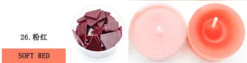 34-color candle dye diy scented candle making pigment flake soy wax pigment color block soy candle making kit diy supplies