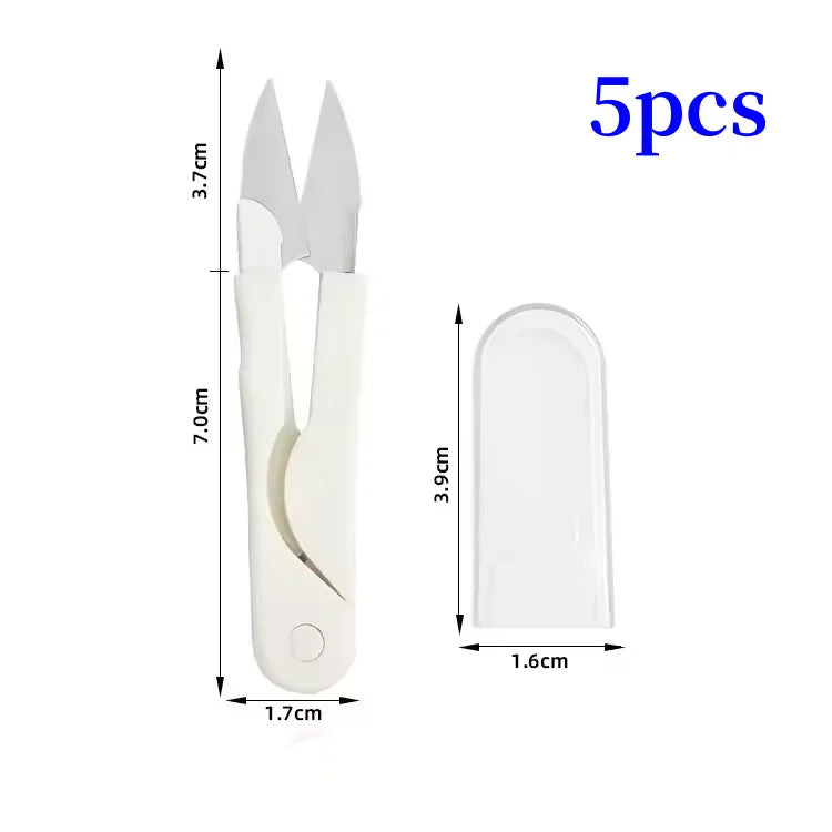 10/5/1pcs Sewing Scissors U Shape Scissors Embroidery Cross-stitch Thread Cutter Yarn Tailor Scissors Fabric Sewing Accessories