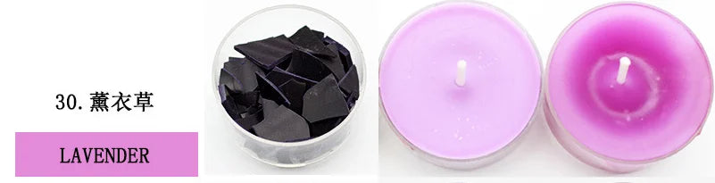 34-color candle dye diy scented candle making pigment flake soy wax pigment color block soy candle making kit diy supplies