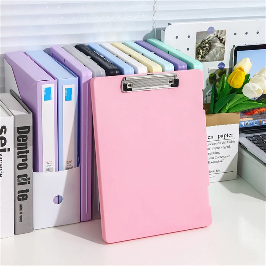 1pc Multi-Functional A4 Clipboard Document Holder - File Organizer with Sturdy Acrylic Board Clip for Office, School