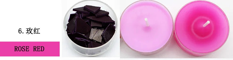 34-color candle dye diy scented candle making pigment flake soy wax pigment color block soy candle making kit diy supplies