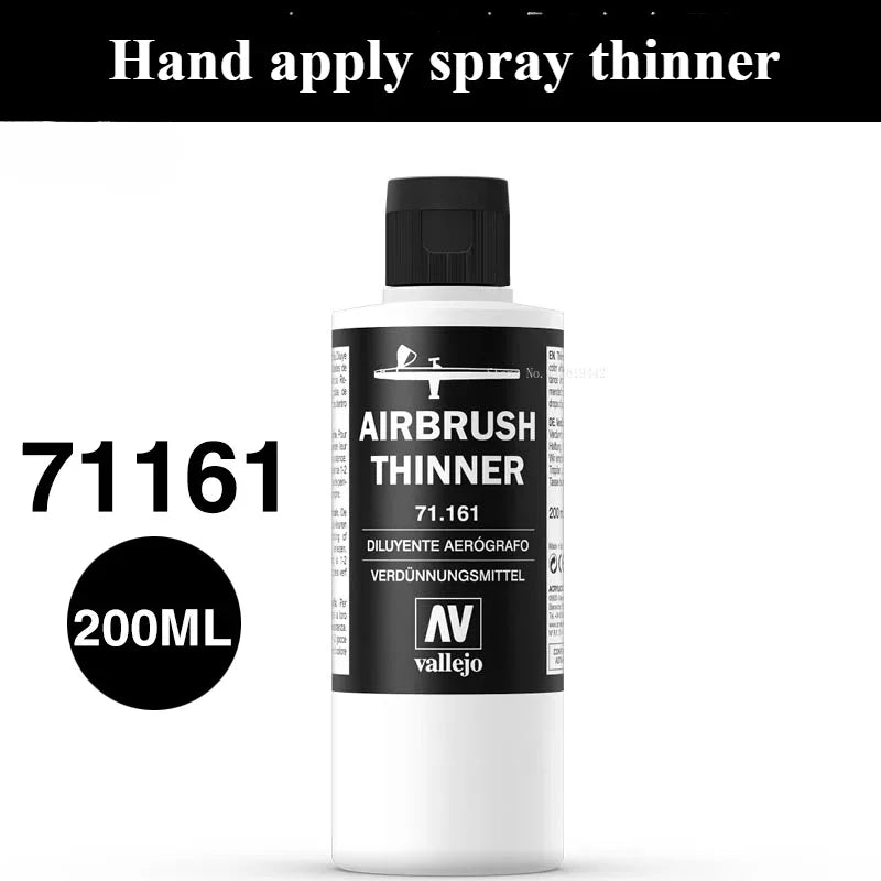 17ml/32ml/60ml/200ml/ Bottle Handmade Action Doll Model Waterborne Spray Apply Thinner DIY Car/boat Color Apply Painting Thinner