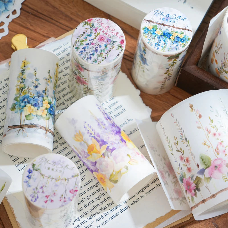 JIANQI 75mm*2m cane vine Tape Stickers Creativity Scrapbooking Hand Account Adhesive hand made Diy Junk Journal Craft Supplies