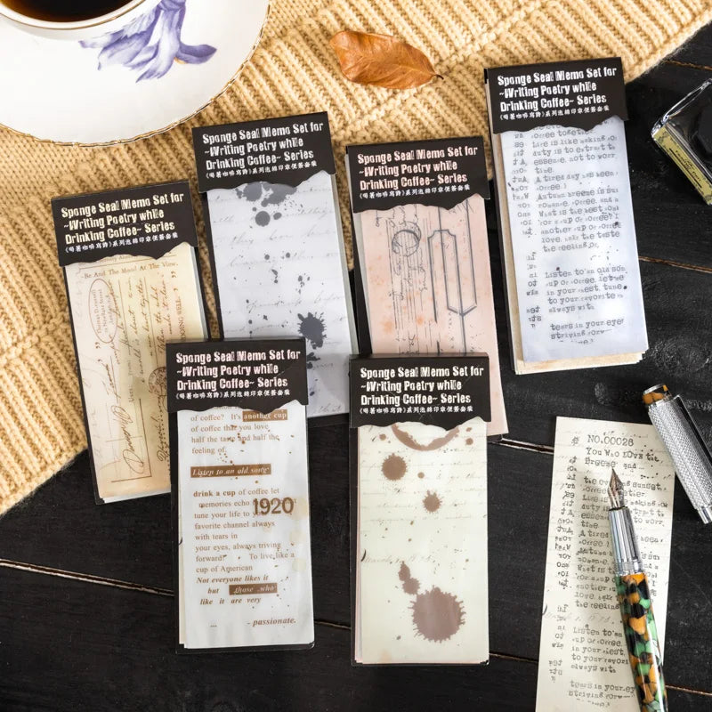11 pcs Retro old style foam Stamps Scrapbooking Deco DIY Craft Standard Wooden Stamps Set Material paper