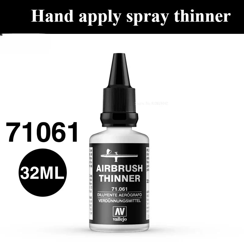 17ml/32ml/60ml/200ml/ Bottle Handmade Action Doll Model Waterborne Spray Apply Thinner DIY Car/boat Color Apply Painting Thinner