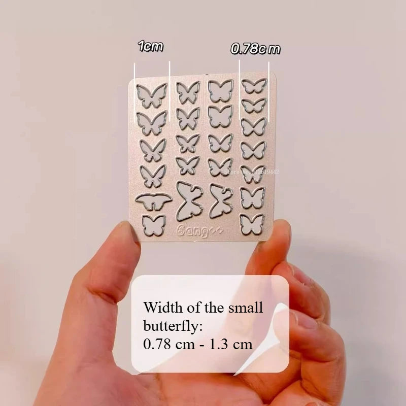Ultra-light Clay Simulation Plant and Flower Leaves and Petals Shapes Carbon Steel Cutting Mold DIY Doll Decoration Making Tools
