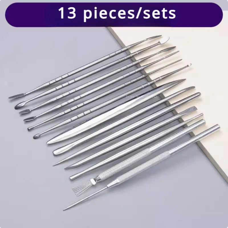6-16 Pieces/set of Ultra Light Clay Doll Face Fine Sculpture Tools DIY Polymer Clay Animation Cartoon Character Sculpting Tools