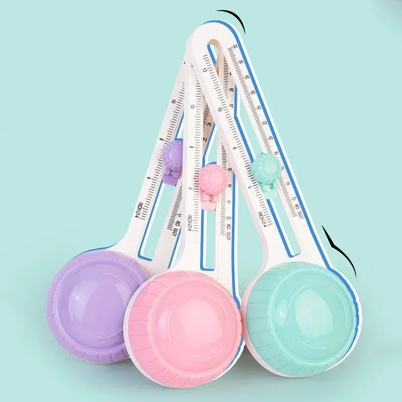 Plastic 2-20cm Circle Paper Cutter Multifunctional Craft Cutting Tools Paper Scrapbooking Cards Cutters For Home Study Offices