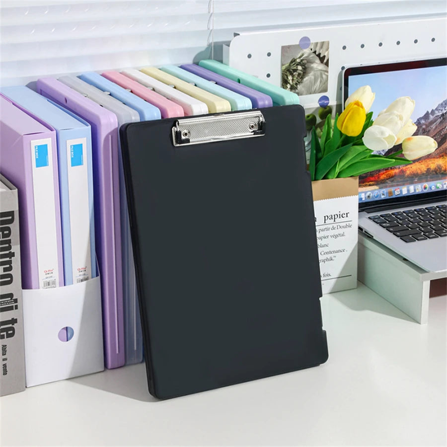 1pc Multi-Functional A4 Clipboard Document Holder - File Organizer with Sturdy Acrylic Board Clip for Office, School
