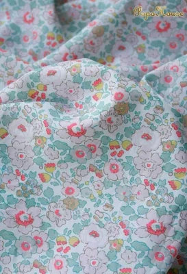 145x50cm Pastoral Floral Poplin Cotton Fabric DIY Children's Wear Cloth Make Bedding Quilt Decoration Home