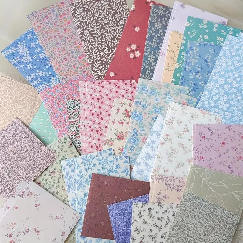 JIANQI 60 pcs Vintage Collage Scrapbooking Journal Material paper Card Making DIY Retro Source Paper Creative Memo Stationery