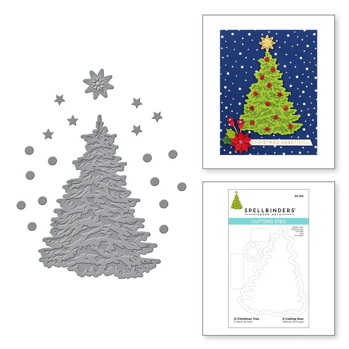 Christmas Tree 2025 NEW Cutting Dies Scrapbook Diary Decoration Stencil Embossing Template DIY Greeting Card Handmade