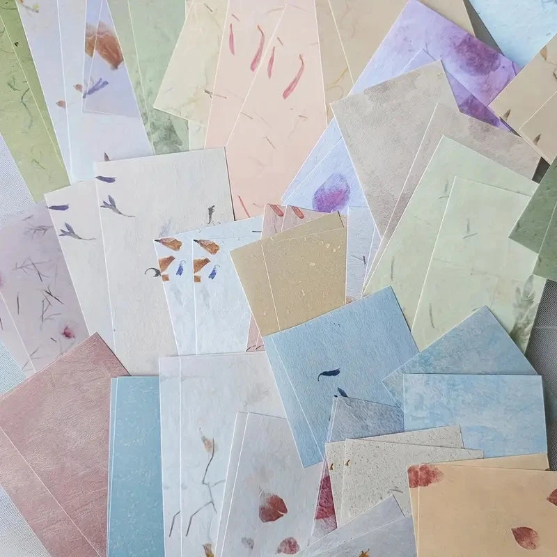 JIANQI 60 pcs Vintage Collage Scrapbooking Journal Material paper Card Making DIY Retro Source Paper Creative Memo Stationery