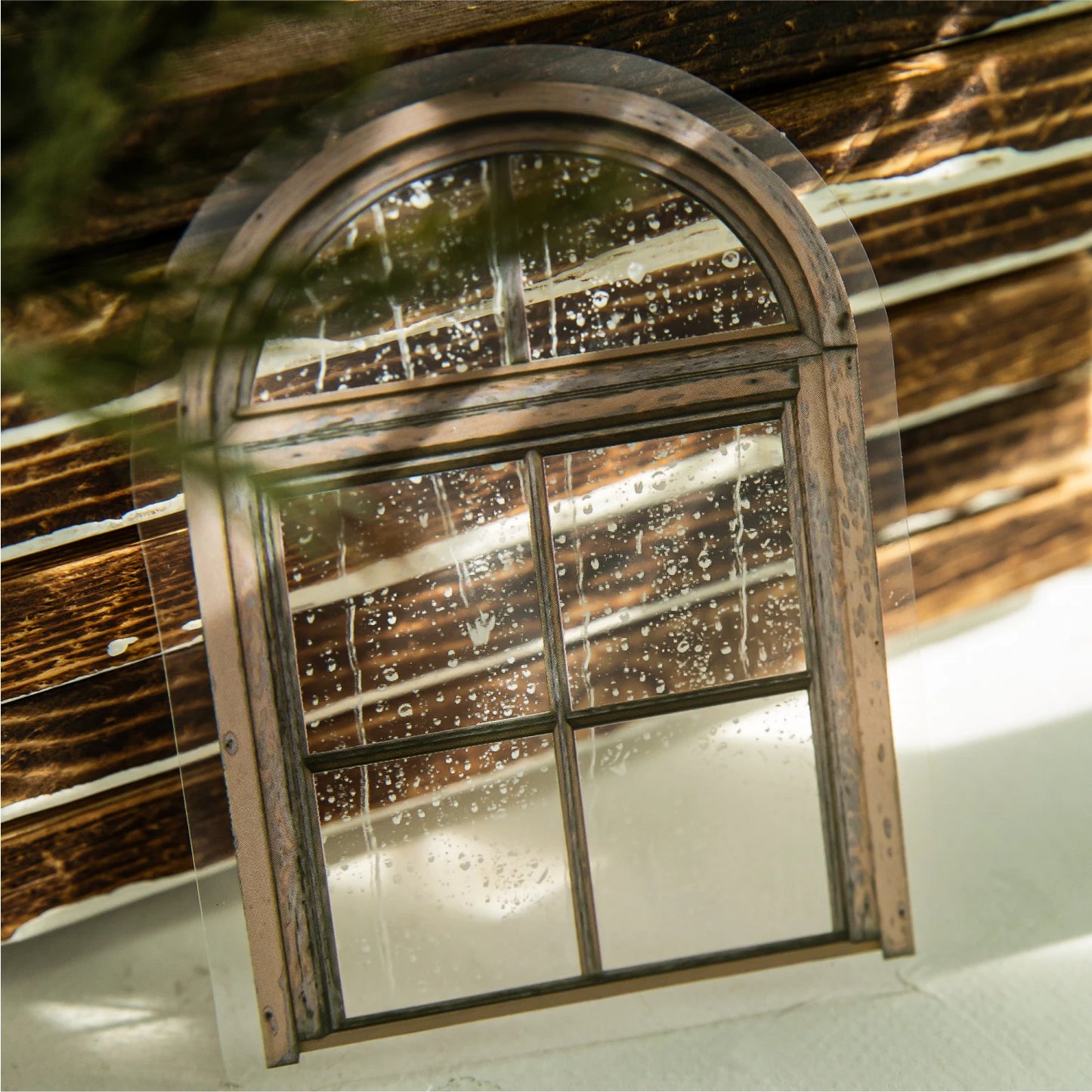 JIANQI 20pcs/pack Window Landscape Stickers Decor Junk Journal DIY Srapbooking Collage Stationery PET Scrapbook supplies