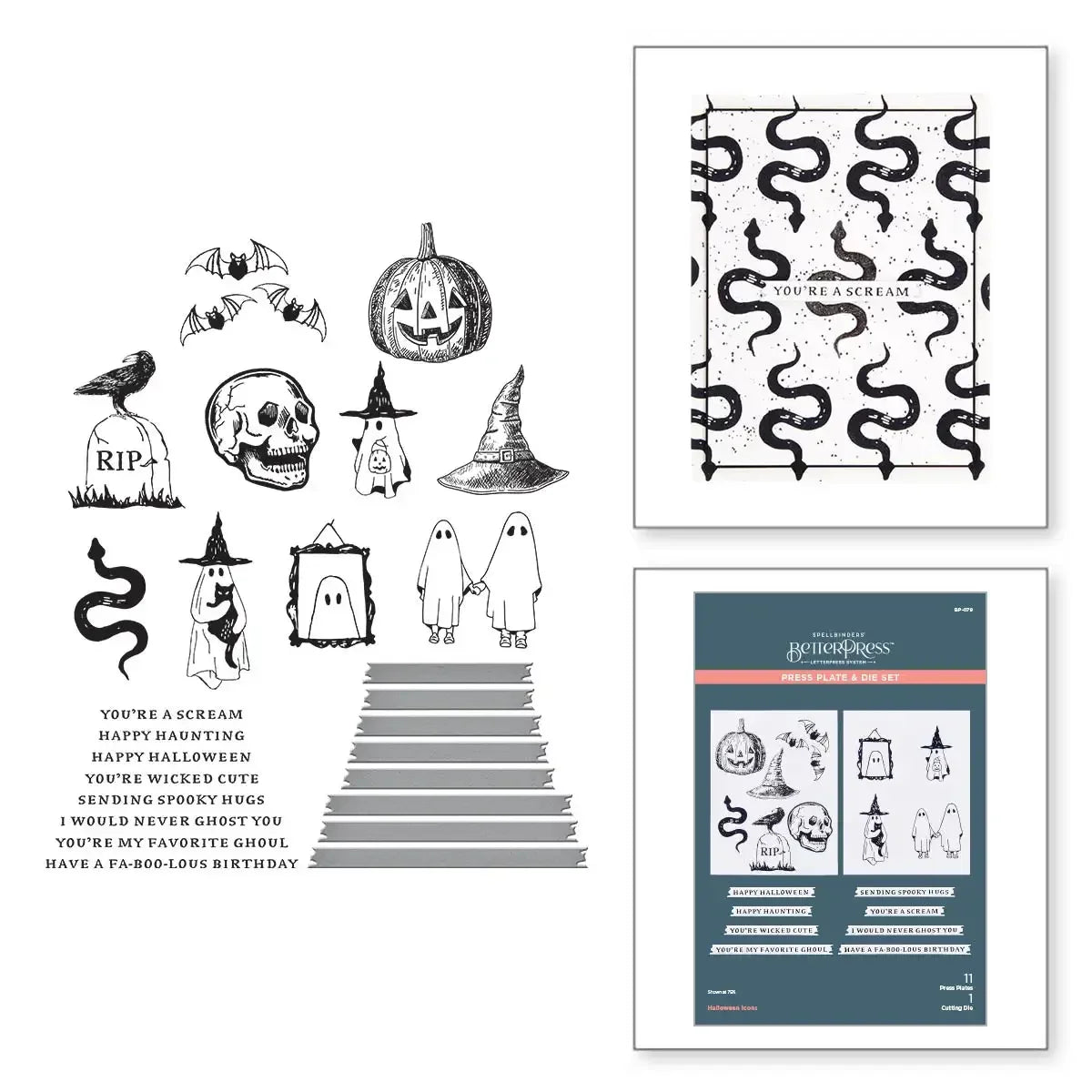 Halloween Party 2025 NEW Cutting Dies Scrapbook Diary Decoration Stencil Embossing Template DIY Greeting Card Handmade