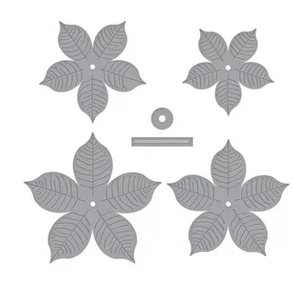 Flower 2025 NEW Cutting Dies Scrapbook Diary Decoration Stencil Embossing Template DIY Greeting Card Handmade