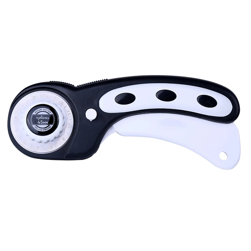 45mm Leather Craft Rotary Cutter Leather Cutting Tool Fabric Circular Blade Knife DIY Patchwork Sewing Quilting