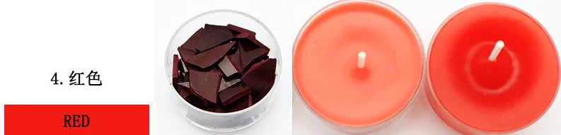 34-color candle dye diy scented candle making pigment flake soy wax pigment color block soy candle making kit diy supplies