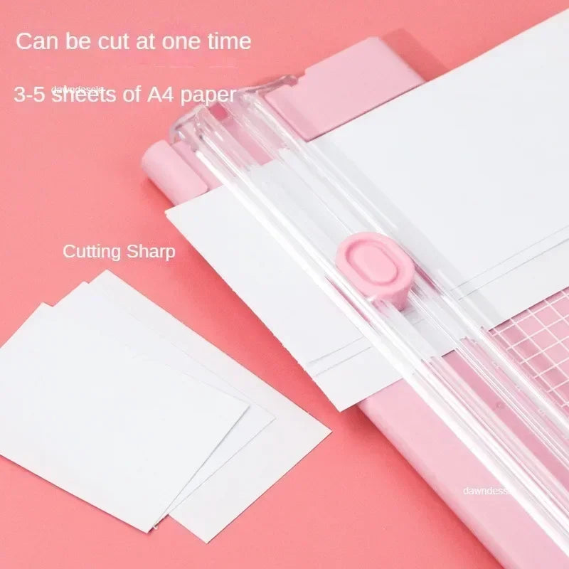 Plastic Base Paper Trimmer Portable A4 Paper Cutting Machine Photo Cutter Scrapbook Blade Home Office Art Crafts Tools