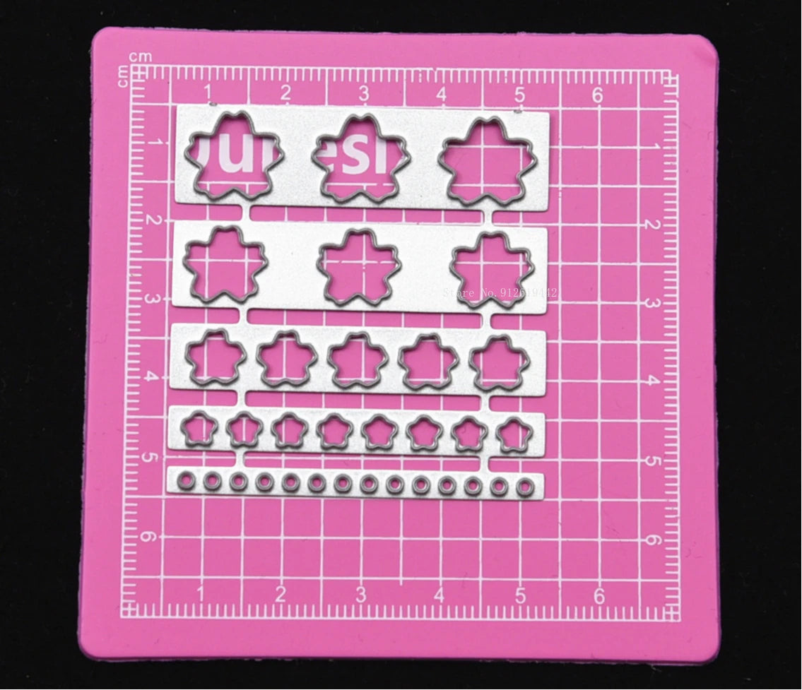 Ultralight Clay Geometry/petal Shape Carbon Steel Cutting Mold DIY Polymer Clay Animation Characters Clothing Decoration Tools