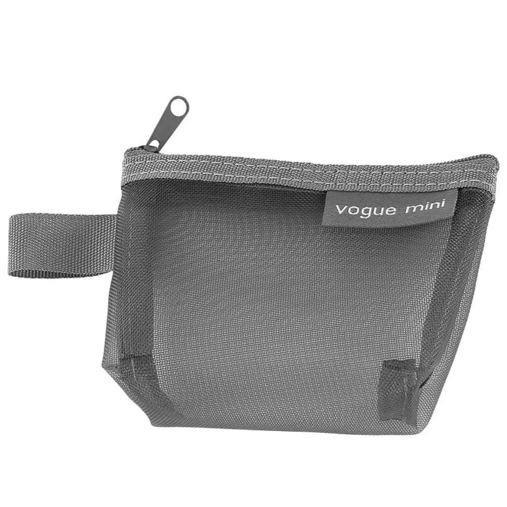 Mesh Storage Bags, Zipper Pouches, Travel Portable Lipstick Bags ID Credit Card Holder Small Coin Purse