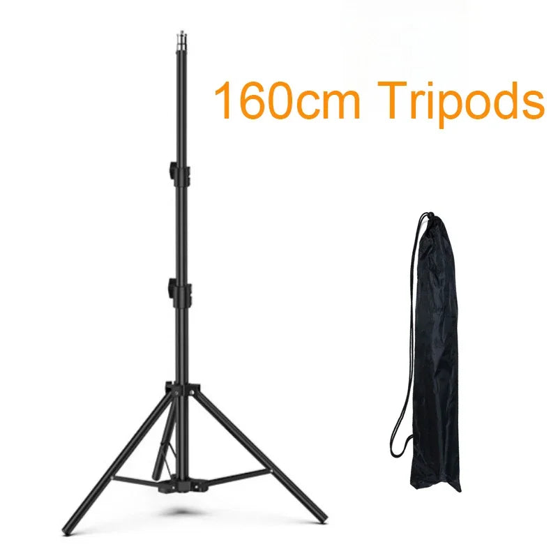 Universal 160cm Tripod for Mobile Phone Photography Stand Led Support for Cell Phone for Youtube Video Phone Stand