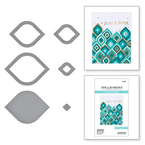 Raindrops and Triangles Pop-Up Stand-Up Dies Scrapbook Diary Decoration Stencil Embossing Template DIY Greeting Card Handmade