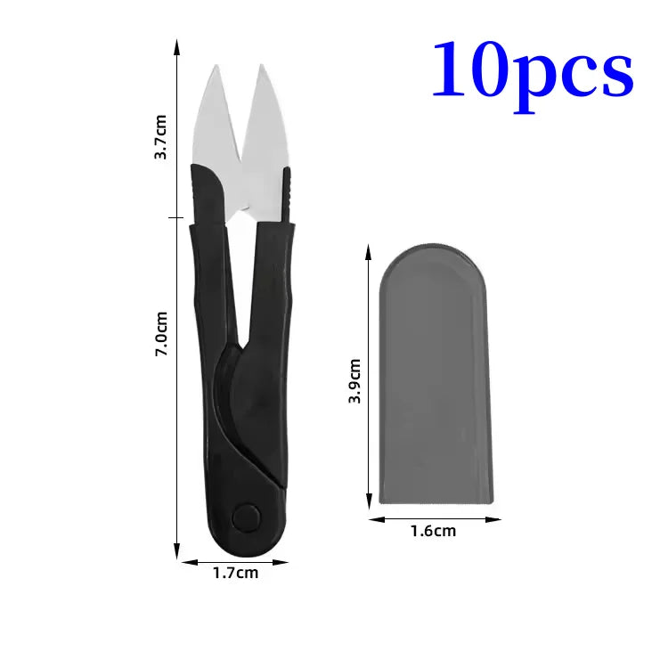 10/5/1pcs Sewing Scissors U Shape Scissors Embroidery Cross-stitch Thread Cutter Yarn Tailor Scissors Fabric Sewing Accessories