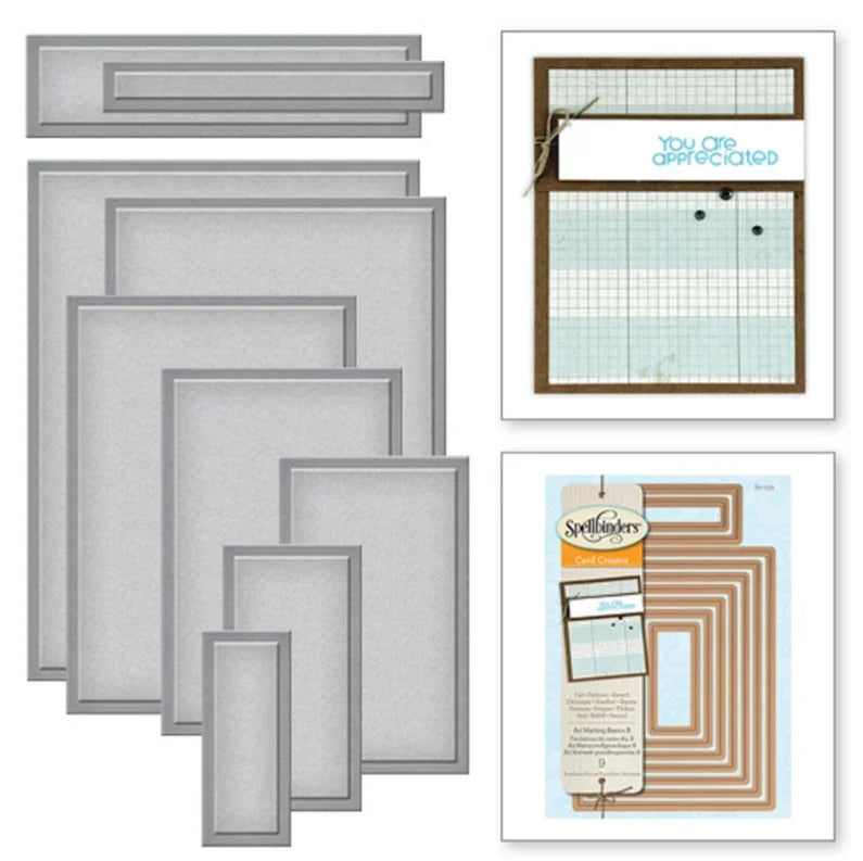 Geometric Graph Set 2025 New Metal Cutting Dies For Diy Scrapbooking Crafts Maker Photo Album Template Handmade Decoration
