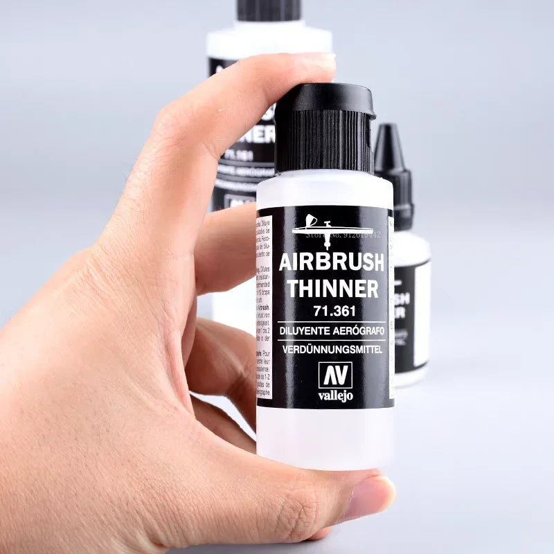 17ml/32ml/60ml/200ml/ Bottle Handmade Action Doll Model Waterborne Spray Apply Thinner DIY Car/boat Color Apply Painting Thinner