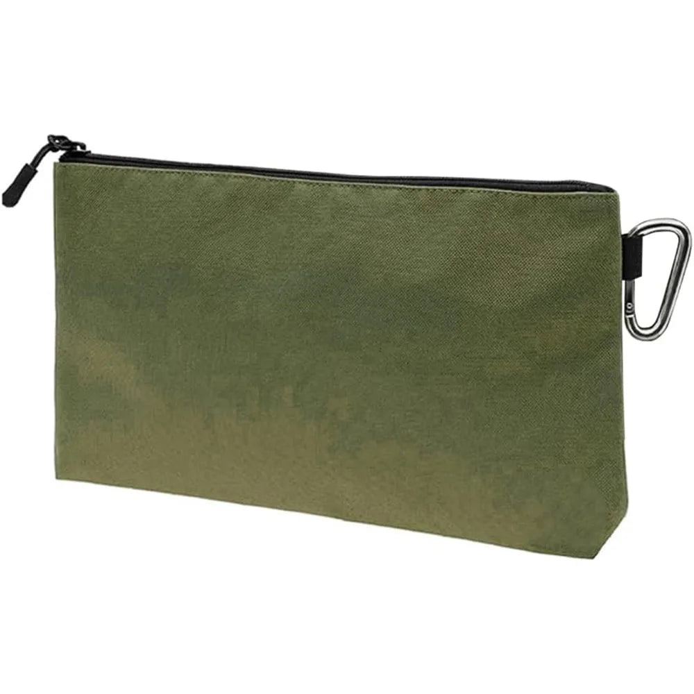 Waterproof Tool Bag Zipper Pouch Multi-Function Bag Wear-Resistant Tool Organizers for Camping Woodworking Electrician Gardening