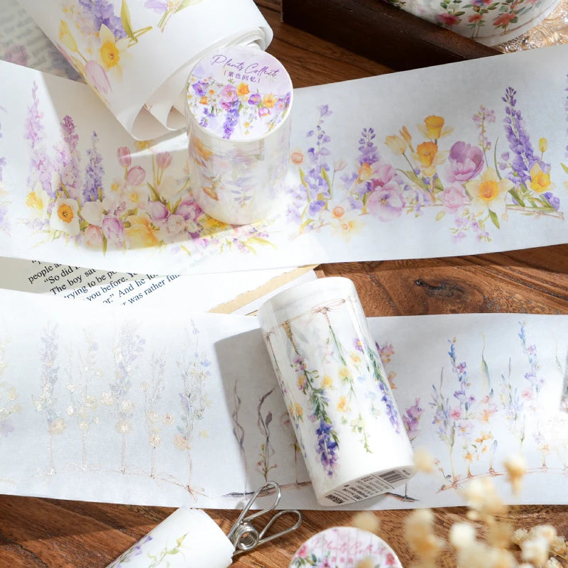 JIANQI 75mm*2m cane vine Tape Stickers Creativity Scrapbooking Hand Account Adhesive hand made Diy Junk Journal Craft Supplies