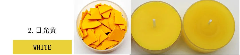 34-color candle dye diy scented candle making pigment flake soy wax pigment color block soy candle making kit diy supplies