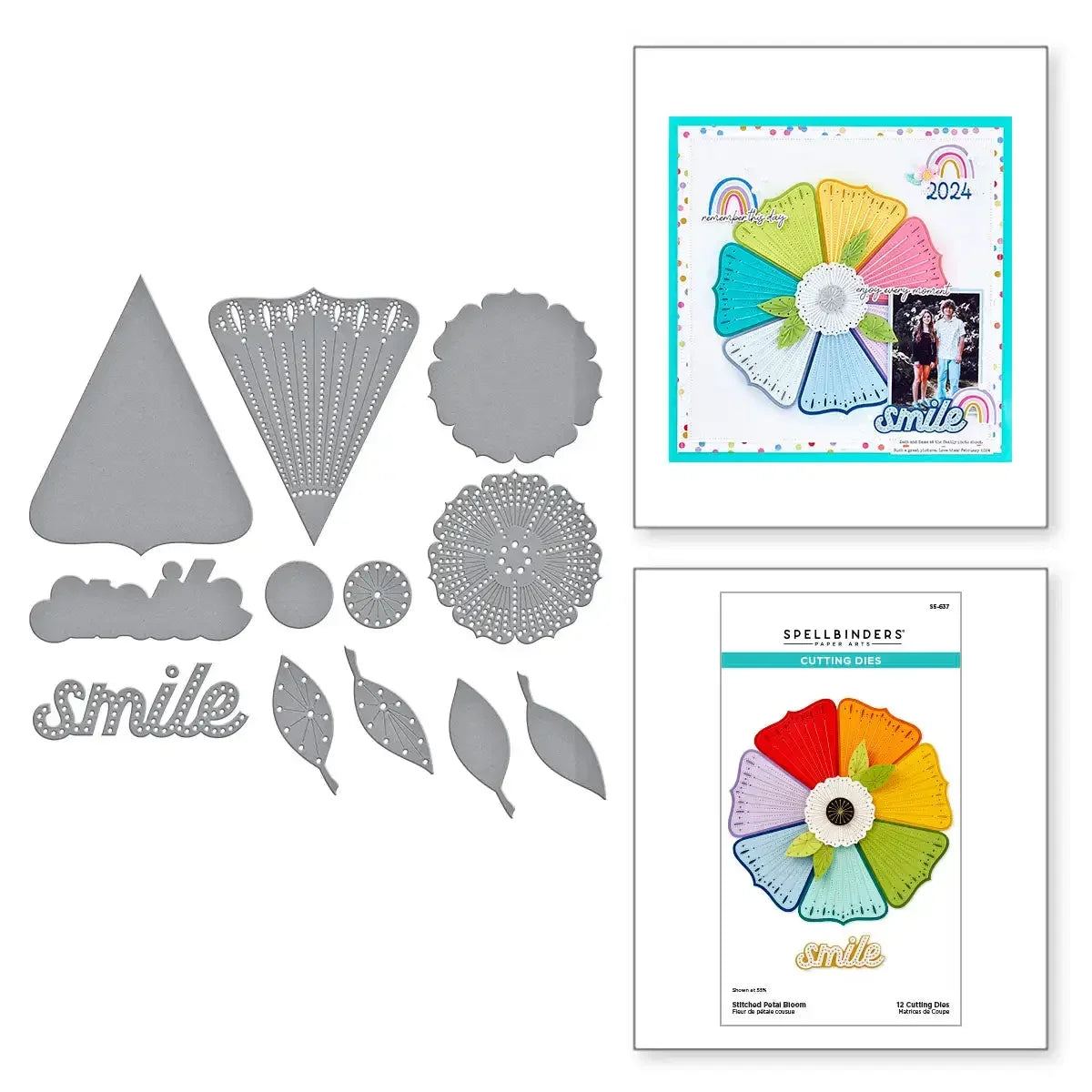 Cute Elves Rainbow 2025 NEW Cutting Dies Scrapbook Diary Decoration Stencil Embossing Template DIY Greeting Card Handmade