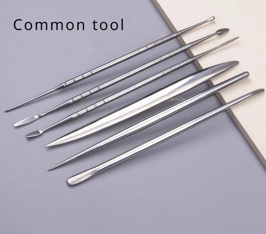 6-16 Pieces/set of Ultra Light Clay Doll Face Fine Sculpture Tools DIY Polymer Clay Animation Cartoon Character Sculpting Tools